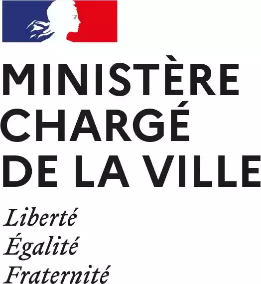 Screenpeace, des solutions durables pour lutter contre la surexposition aux écrans et l'addiction, à Paris - logo ministère chargé de la ville
